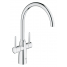 Смеситель для кухонной мойки GROHE Ambi двухвентильный, высокий излив, хром 