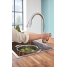 Смеситель для кухонной мойки GROHE Zedra Touch сенсорный, с вытяжным душем 3jet, суперсталь 