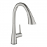Смеситель для кухонной мойки GROHE Zedra Touch сенсорный, с вытяжным душем 3jet, суперсталь 
