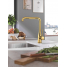 Смеситель для кухонной мойки GROHE Essence с поворотным изливом, холодный рассвет глянец 