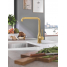 Смеситель для кухонной мойки GROHE Essence с поворотным изливом, холодный рассвет матовый 