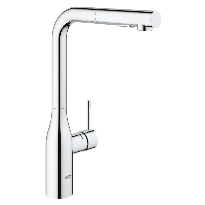 Смеситель для кухонной мойки GROHE Essence с вытяжным душем, хром 