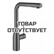 Смеситель для кухонной мойки GROHE Essence с вытяжным душем, темный графит глянец 
