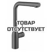 Смеситель для кухонной мойки GROHE Essence с вытяжным душем, темный графит матовый 