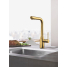 Смеситель для кухонной мойки GROHE Essence с вытяжным душем, холодный рассвет глянец 
