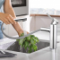 Смеситель для кухонной мойки GROHE Concetto с вытяжным душем, хром 
