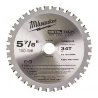 Диск для циркулярных пил по металлу Milwaukee 150x20x1,6 Z34 (1 шт)