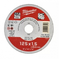 Отрезной диск по металлу Milwaukee SCS 41 / 125 x 1.5 x 22 мм (1шт)