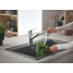 Смеситель для кухонной мойки GROHE Eurosmart с вытяжным душем, хром 