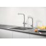 Комплект для кухни GROHE Red Mono с L-образным вентилем, бойлером M-Size и фильтром, хром 