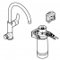 Смеситель для кухонной мойки GROHE Blue Pure Eurosmart с функцией фильтрации, с фильтром в комплекте, хром 