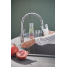 Смеситель для кухонной мойки GROHE Blue Pure BauCurve с функцией фильтрации, с фильтром в комплекте, хром 