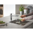 Смеситель для кухонной мойки GROHE Eurosmart, средний излив, хром 