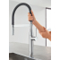 Смеситель для кухонной мойки GROHE Essence c профессиональным изливом, хром 
