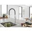 Смеситель для кухонной мойки GROHE Essence c профессиональным изливом, хром 