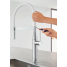 Смеситель для кухонной мойки GROHE Essence c профессиональным изливом, хром 