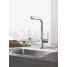Смеситель для кухонной мойки GROHE Essence с вытяжным изливом 2jet, хром 