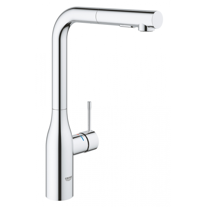 Смеситель для кухонной мойки GROHE Essence с вытяжным изливом 2jet, хром 