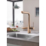 Смеситель для кухонной мойки GROHE Essence с вытяжным изливом 2jet, хром 