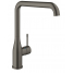 Смеситель для кухонной мойки GROHE Essence с поворотным изливом, темный графит матовый 