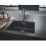 Смеситель для кухонной мойки GROHE Essence с поворотным изливом, темный графит матовый 