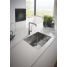 Смеситель для кухонной мойки GROHE Essence с поворотным изливом, темный графит матовый 