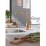 Смеситель для кухонной мойки GROHE Essence с поворотным изливом, теплый закат глянец 