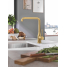 Смеситель для кухонной мойки GROHE Essence с поворотным изливом, холодный рассвет матовый 