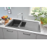 Смеситель для кухонной мойки GROHE Eurosmart, U-образный высокий излив, хром 