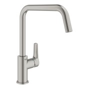Смеситель для кухонной мойки GROHE Eurosmart, U-образный высокий излив, суперсталь (30567DC0)