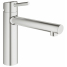 Смеситель для кухонной мойки GROHE Concetto со средним изливом, суперсталь 