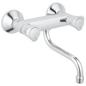 Смеситель для кухонной мойки GROHE Costa L, настенный, хром 