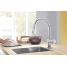 Смеситель для кухонной мойки GROHE Minta Touch сенсорный с вытяжным душем, хром 