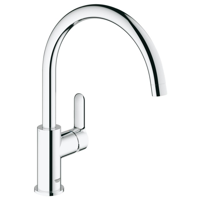 Смеситель для кухонной мойки GROHE BauEdge, хром 