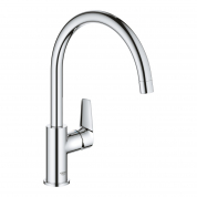 Смеситель для кухонной мойки GROHE BauEdge, хром 