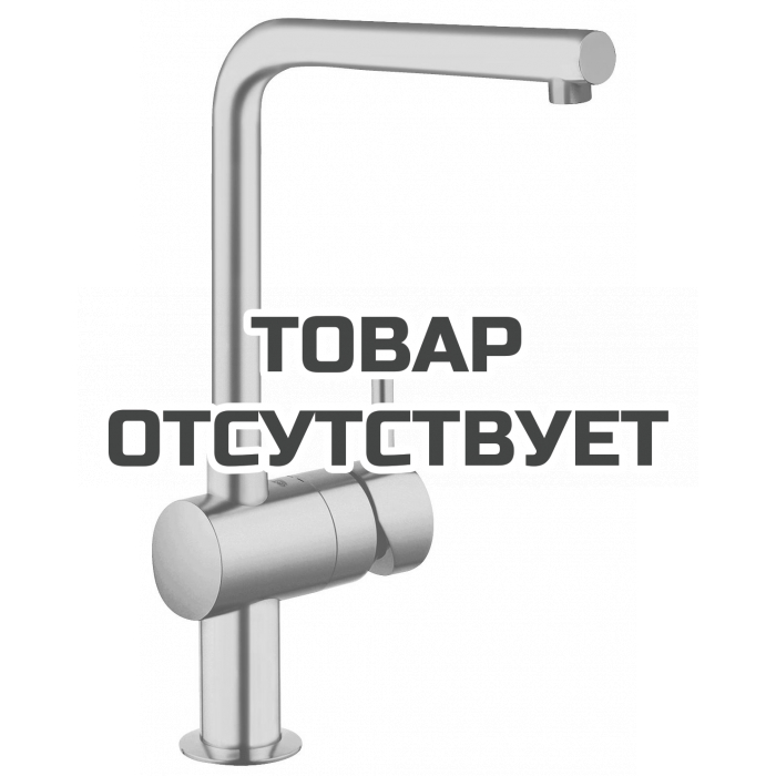 Смеситель для кухонной мойки GROHE Minta с поворотным L-изливом, суперсталь 