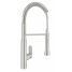 Смеситель для кухонной мойки GROHE K7 профессиональный, уменьшенный вариант, суперсталь 