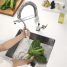 Смеситель для кухонной мойки GROHE Eurocube профессиональный, хром 