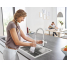 Смеситель для кухонной мойки GROHE Blue Home с системой фильтрации, охлаждения и газирования воды, хром 