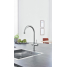Смеситель для кухонной мойки GROHE Blue Home с системой фильтрации, охлаждения и газирования воды, суперсталь 