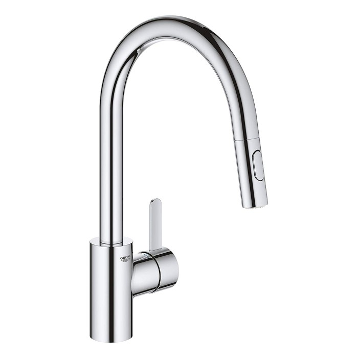 Смеситель для кухонной мойки GROHE Eurosmart Cosmopolitan, высокий излив, хром 
