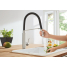 Смеситель для кухонной мойки GROHE Concetto профессиональный, суперсталь 