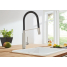 Смеситель для кухонной мойки GROHE Concetto профессиональный, суперсталь 