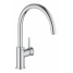 Смеситель для кухонной мойки GROHE BauClassic с высоким C-образным изливом, хром 