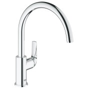 Смеситель для кухонной мойки GROHE BauCurve, высокий излив, хром 