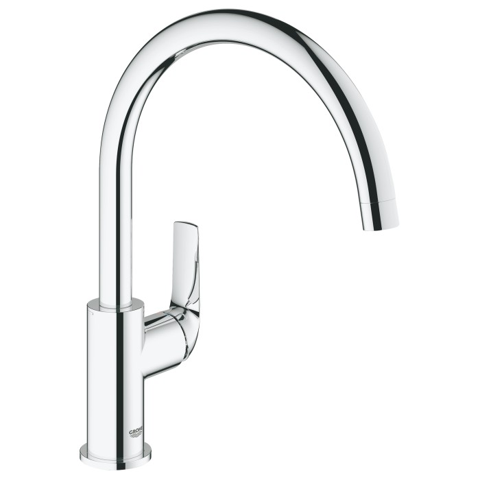 Смеситель для кухонной мойки GROHE BauCurve, высокий излив, хром 