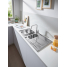 Мойка GROHE из нержавеющей стали с корзинчатым вентилем, оборачиваемая, K400, 60-S 97/50 1.5 