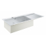Мойка GROHE K1000 80-S 116/52 1.0 с корзинчатым вентилем, нержавеющая сталь 