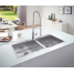 Мойка GROHE K800, нержавеющая сталь 
