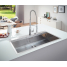 Мойка GROHE из нержавеющей стали, 1 чаша, K800 120-S 102,4/56 1.0 